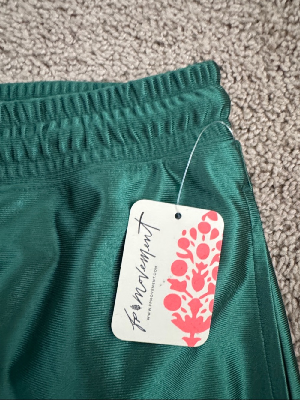FREE PEOPLE Roster Shorts in Heritage Green Sz M NWT $68 - Picture 5 of 7